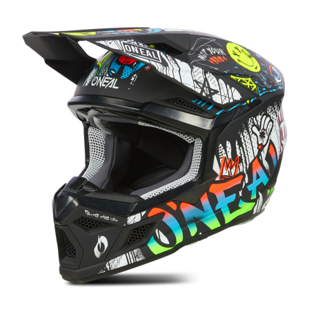 Nuorten Crossikypärä O'Neal 3SRS Rancid Monivärinen XL