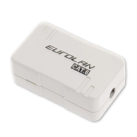 Eurolan 13C-U6-03WT Skjøteboks 6, ikke avskjermet, Stikkontakter & kabler