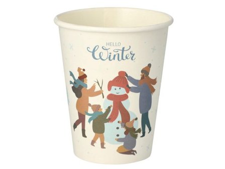 PAPSTAR Glöggmugg Hello Winter 20cl - Lyreco - Kök och servering - Engångsartiklar - Pappersbägare