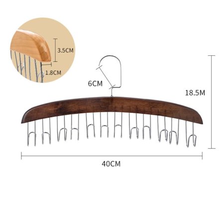 Bæltehænger Organizer Bælterstativ FLAD KROG-ANTIK FLAD