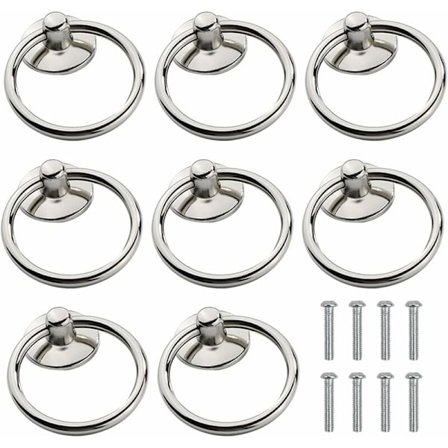 Vintage Lådhandtag Skåpknopp Rund Skåphandtag Låda