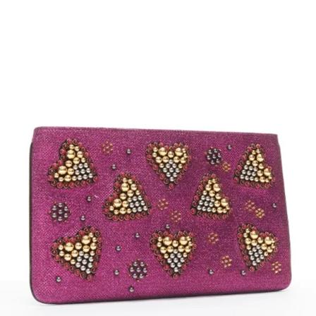 Christian Louboutin Pre-owned Pre-owned Fabric handTass , Paars , Dames , Maat: ONE Size Vintage Tassen