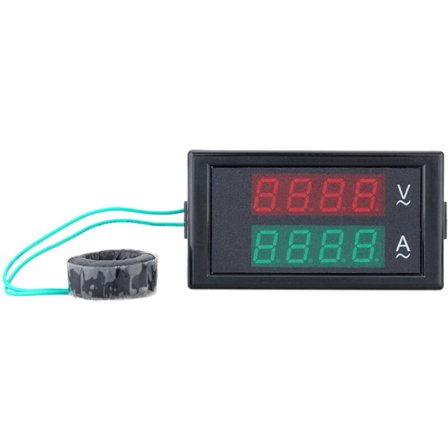 Dobbelt display høypresisjons digital AC voltmeter ammeter (80-300V 0-100A)
