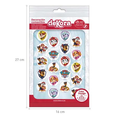 Paw Patrol Muffinssikoriste Ø 3,4 cm 20 kpl