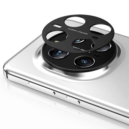 KALEBOL KLB-LPC005 För Honor Magic7 Pro 5G Ihåligt Linsskydd Aluminiumlegering Telefonkamera Ram