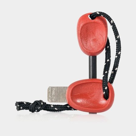 Tulustikku Light My Fire Swedish FireSteel Bio Scout 2in1 RockyRed, 7.7 cm