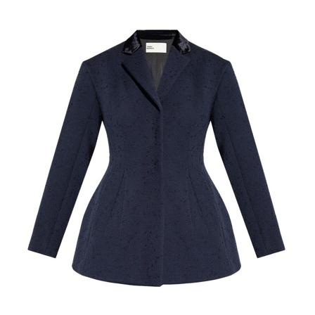 Tory Burch, Blazers Blauw, Dames, Maat:2XS