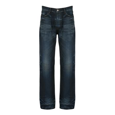 Balenciaga, Normal Fit Denim Trousers Blauw, Heren, Maat:W32