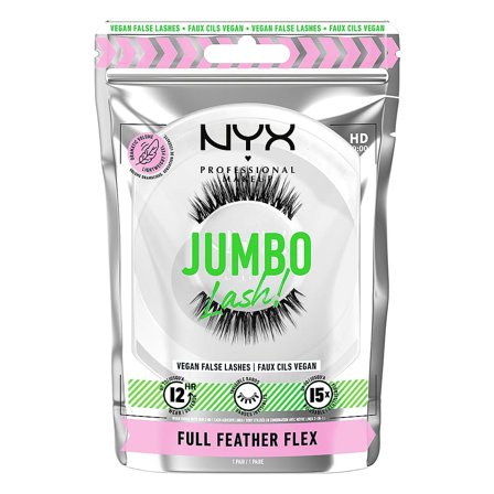 3 for 2 - NYX PROFESSIONAL MAKEUP Jumbo Lash! Vegan False Lashes 07 Full Feather Flex, Makeup, Øjenvipper, Kunstige Øjenvipper