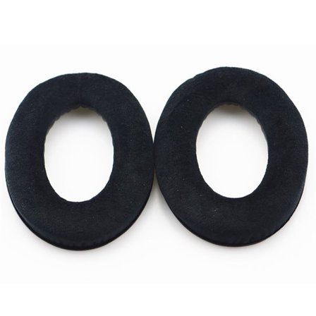 Ørepuder til Sennheiser HD515, HD555, HD595 og HD598 i flannel - Svart