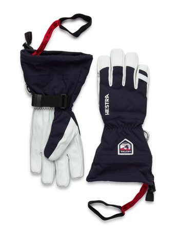 Hestra Army Leather Heli Ski - 5 Finger Navy - Navy - 6