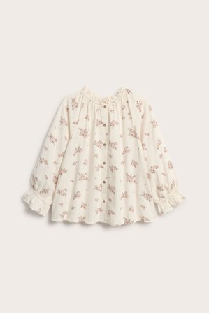 Newbie | Småblommig blus Newbie Woman | Offwhite