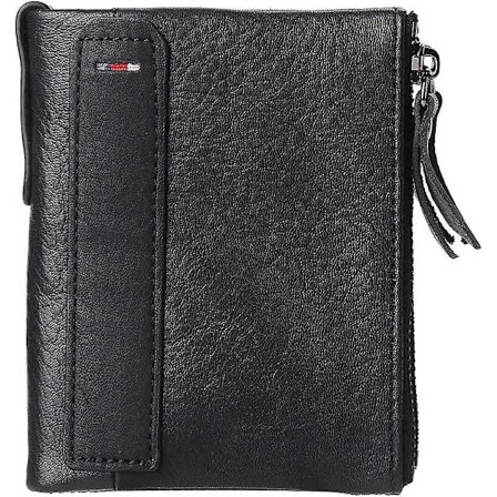 New Nature Leather Men Plånbok & Pengar Organizer (svart)