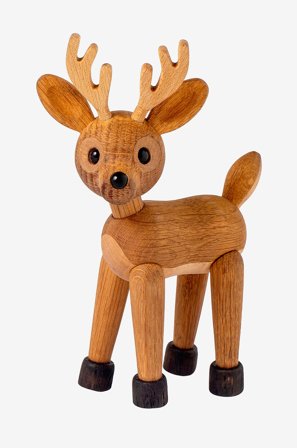 Spring Copenhagen - Puukoriste kauris Spirit - Luonnonväri - Koriste-esineet - - Homeroom