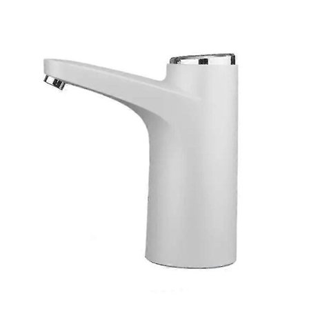 Vandpumpe Bærbar Vandflaskepumpe Elektrisk Vandpresse Med USB Genopladelig Vanddispenser [DB] hvid