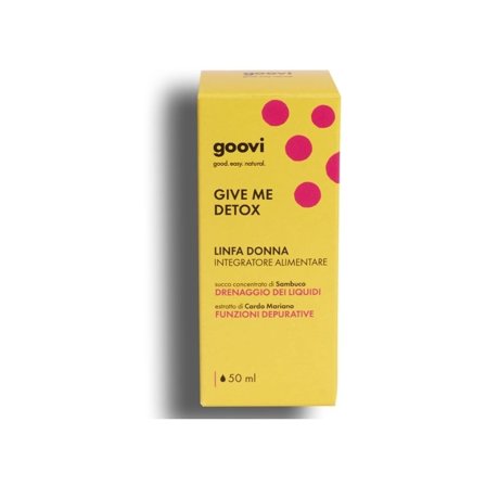 Goovi Integratori Alimentari Linfa Donna GIVE ME DETOX 50ml - Integratore Drenante