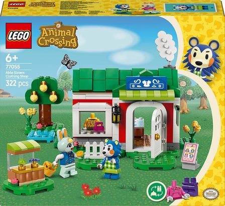 Lego Animal Crossing Tøjbutikken Able Sisters 77055, Børn & Forældre, Motorik & Bevægelse, Klodser Og Stabletårne