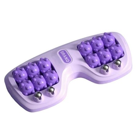 Fodmassagerulle til lindring af plantar fasciitis - Dobbelt akupressurterapi til smertelindring, stressreduktion og forbedret cirkulation