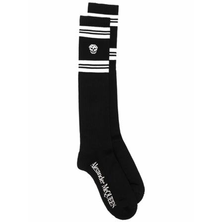 Alexander McQueen Socks , Zwart , Heren , Maat: M Sokken