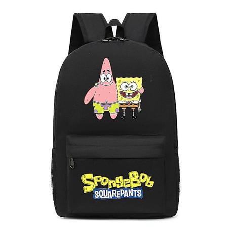 Spongebob Ny Rygsæk Kawaii Tegneserie Mode Skole Taske Anime Taske Oxford Klud Børn Rygsække Trendy Studerende Tasker Gaver-u A