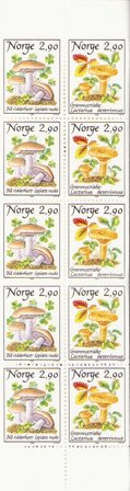 Norge 1988 - AFA 989Cv + 990Ch - Postfrisk hæfte