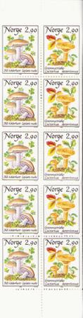Norge 1988 - AFA 989Cv + 990Ch - Postfrisk hæfte