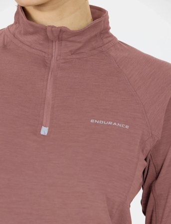 Endurance Canna V2.0 W Melange Midlayer - Pink - 40