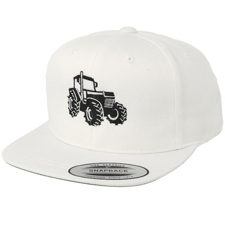 Kinder Kiddo Cap - Weiss snapback Cap - Kinder Big Tractor White Snapback @ Hatstore