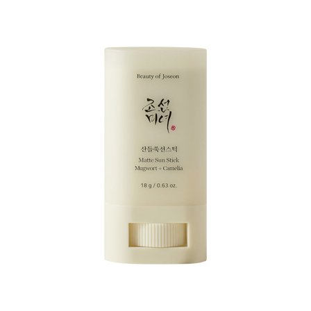 BEAUTY OF JOSEON Matte Sun Stick: Mugwort + Camelia 18g - Stick solare alta prot.