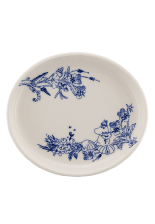 Arabia Oval Moomin Skålar Blå 16 CM