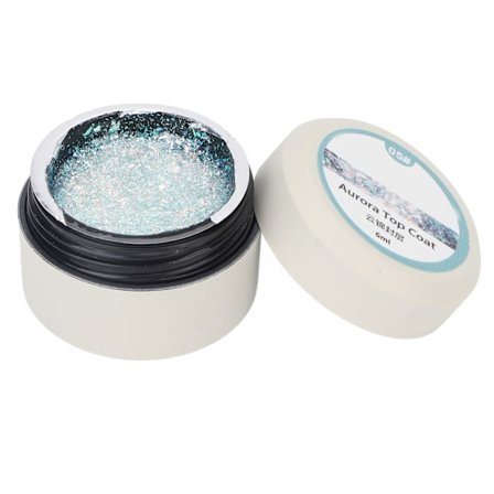 Nagellack Topplack Glitter Långvarig Gel för Salong och Hemanvändning