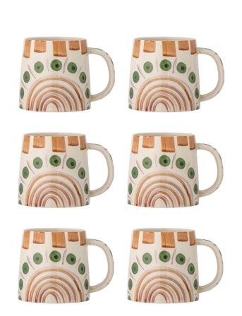 Bloomingville Shama Mug - Multi/patterned - 51.5 CL