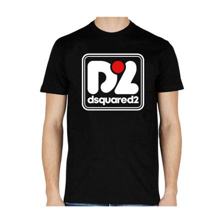 Dsquared2 T-Shirts , Zwart , Heren , Maat: XS