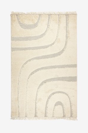 Mattbolaget - Matta Hälsingland - Beige - Lugg & ryamattor - 160X230 - Från Homeroom