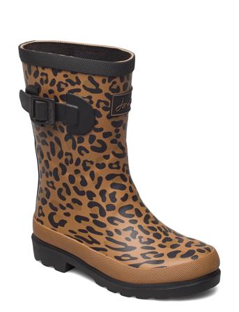 Jnr Welly Print Shoes Rubberboots High Rubberboots Unlined Rubberboots Brun Joules