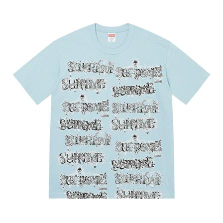 Supreme T-Shirts Blå, Herre