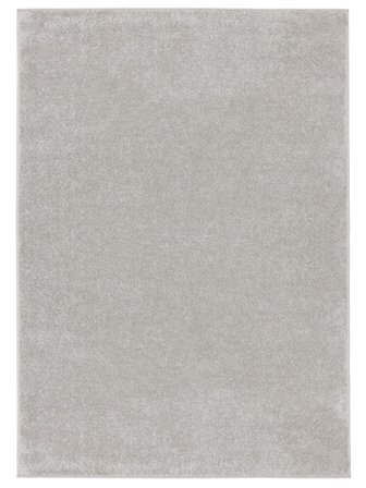 Anna Indoor/Outdoor Rug Washable 300X400 Large Silver Grey Plain (Single Colored)