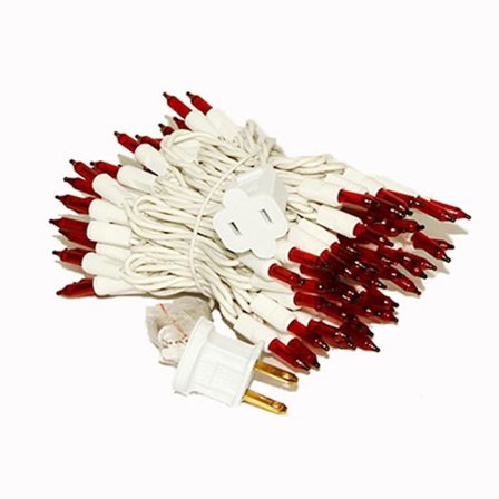 Patriotiska Mini-lampor, 100 LED, Plug-in, Inomhus & Utomhus