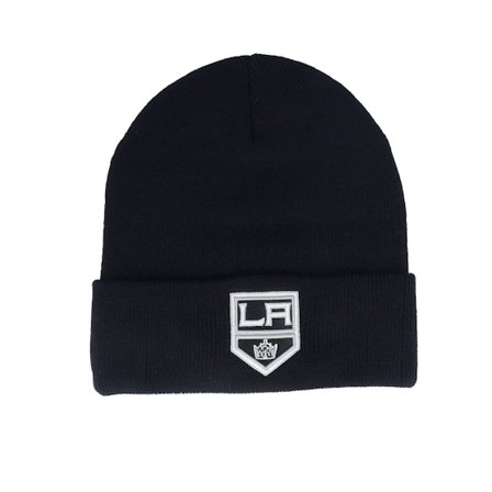 American Needle - Los Angeles Kings Knit Solid Black Cuff Cuff Black Beanie - NHL @ Hatstore
