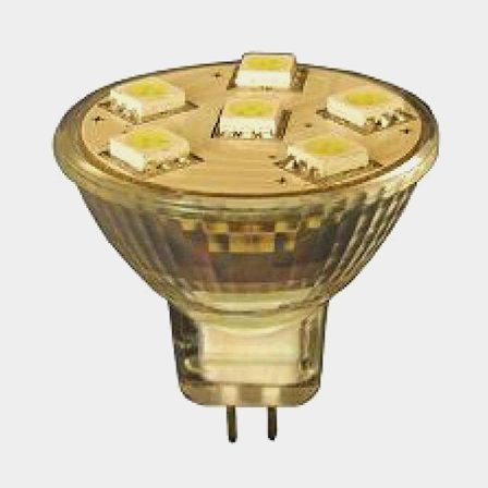 LED GU4/MR11 10-30V 6 dioder