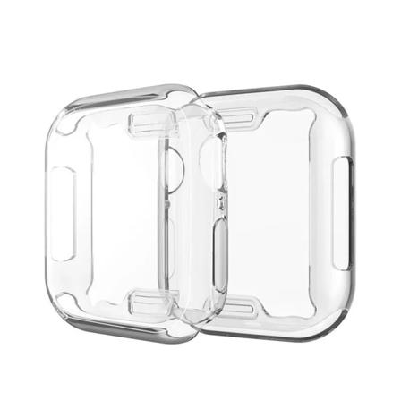 Kirkas kotelo Apple Watchille 45mm 41mm 44mm 40mm näytönsuoja Full Cover Tpu Bumper iWatch-sarja 8 7 Se 6 5 4 lisävarusteet 2pcs 40mm