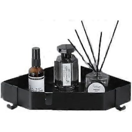 Fladdermushållare Kristallhylla Väggmonterad Flytande Hylla - Hängande Flytande Trähylla för Gotiskt Hem Sovrum eller Badrum - Kristallnyckel 