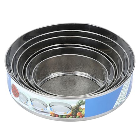 6 stk/sæt Rustfrit Stål Finmæl Sigte Sigt Bagetilbehør Køkkenudstyr