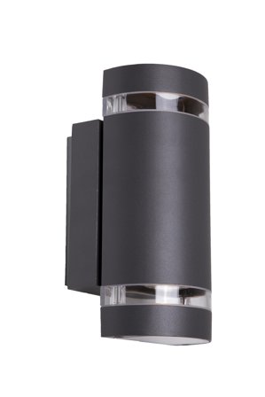 Easyform Focus Veggarmatur 2x4W LED, dimmbar Svart, Belysning