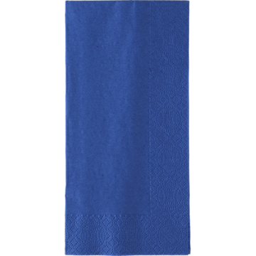 Serviett 3-lag 1/8 Blå 39x39cm