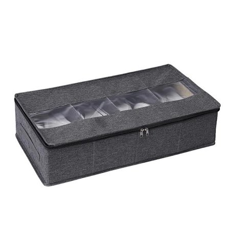 Förvaringslåda för skor med sex fack, tygförvaring