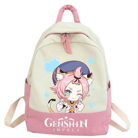 Anime Peripheral Genshin Youth Student Skolväska RyggsäckD