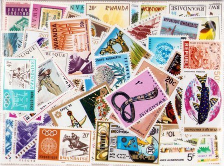 Ruanda-Urundi og Rwanda - 220 forskellige - Postfrisk