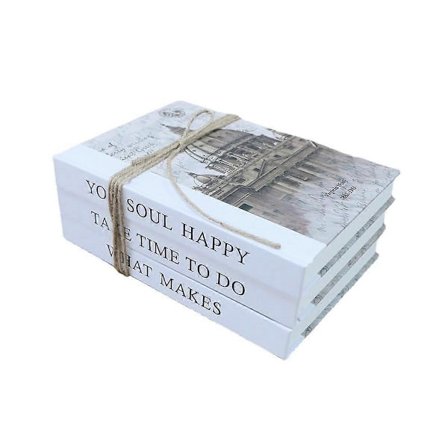 Blank Liten Klar Retro Modell Rom Hard Shell Dekor Engelsk Bokserie Sett Ornamenter