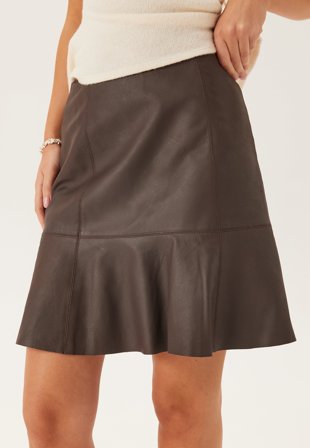 YAS-Yascolly Mw Naplon Leather Skirt-L
